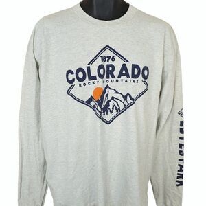 Colorado Rocky Mountains T Shirt Vintage Y2K The Rockies Estes Park Mens Size XL
